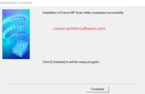 Software Canon MF Scan Utility